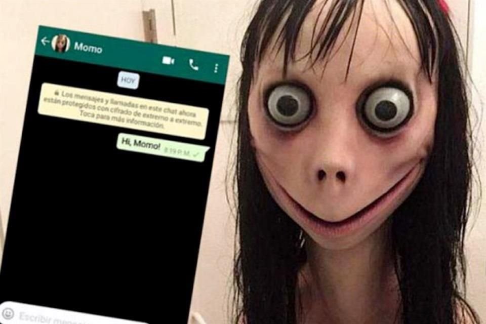 La alarma por el Reto Momo se difundió principalmente en WhatsApp.
