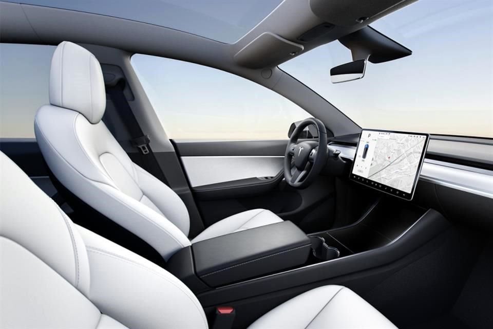 Del mismo modo que el Model 3, la Model Y contará con una pantalla central que conjunta todas las funciones del vehículo.