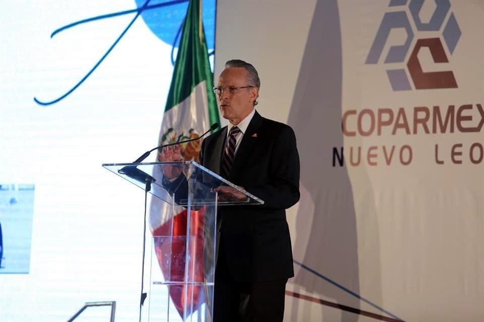 José Medina Mora, vicepresidente nacional de la Confederación Patronal de la República Mexicana (Coparmex).