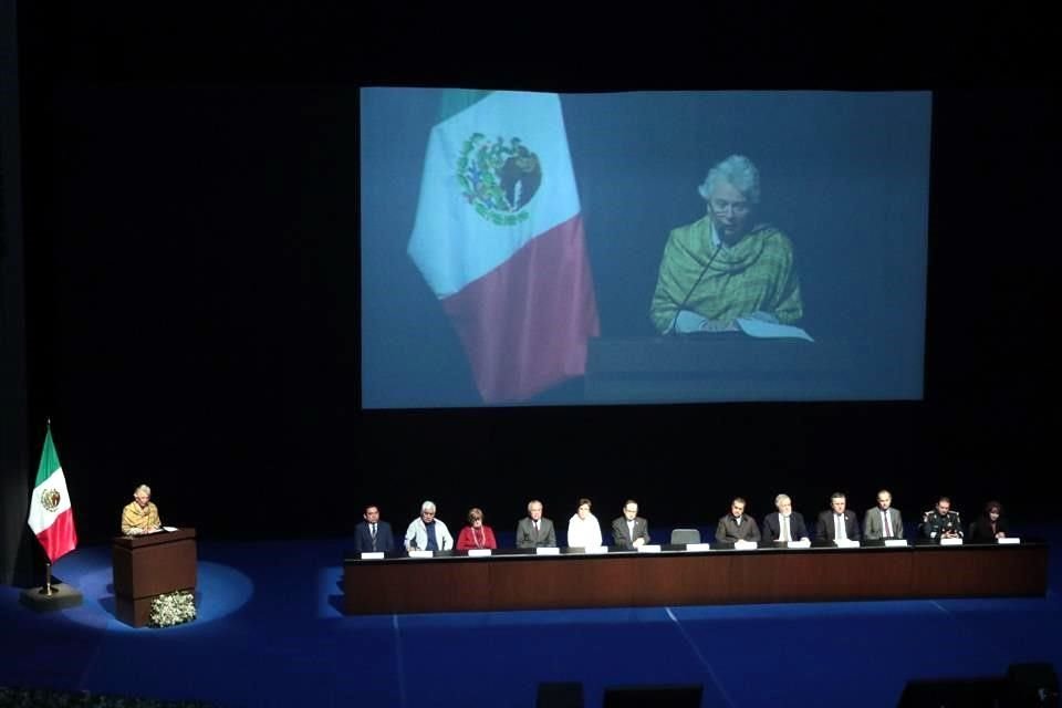 La Secretaria de Gobernación, Olga Sánchez Cordero, ofrece disculpa pública a nueve años del asesinato de Javier Francisco Arredondo Verdugo y Jorge Antonio Mercado Alonso.