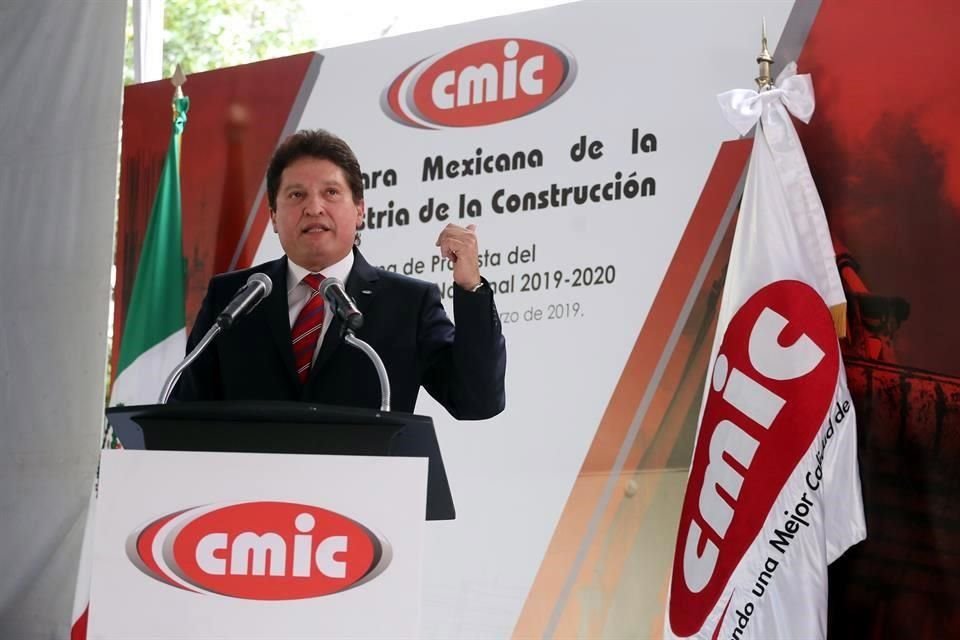 Eduardo Ramírez Leal, presidente de la Cámara Mexicana de la Industria de la Construcción.