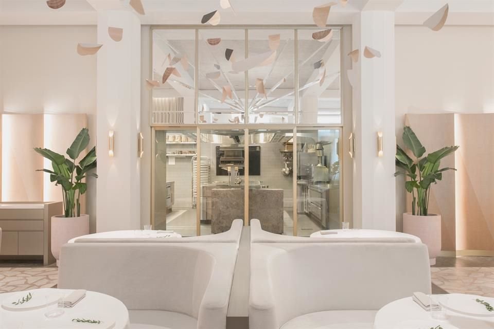 El chef de Odette, Julien Royer, nombró así el restaurante en honor a su abuela materna.