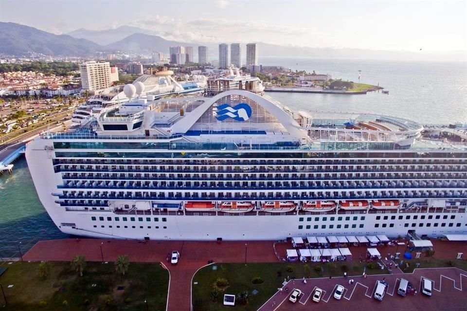 En los primeros dos meses del año se registró la llegada de 40 cruceros a Puerto Vallarta.