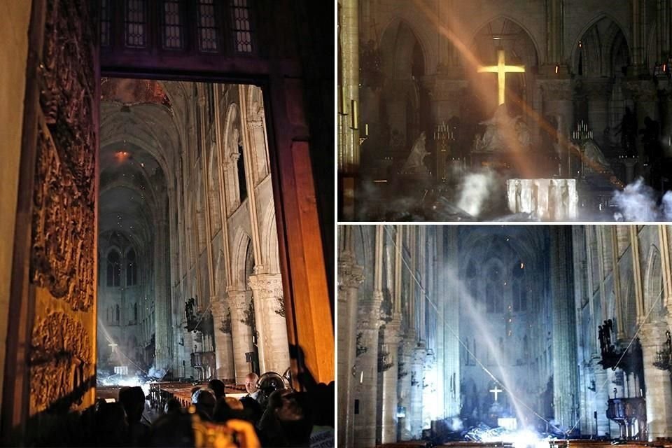 Un incendio en la Catedral de Notre Dame, en París, provocó daños al interior del edificio, donde se conservan invaluables tesoros.