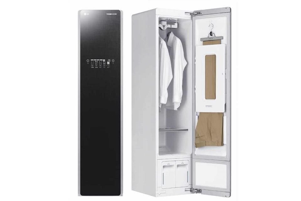 Parece un refrigerador angosto, pero el LG Styler sirve para cuidar tu ropa.