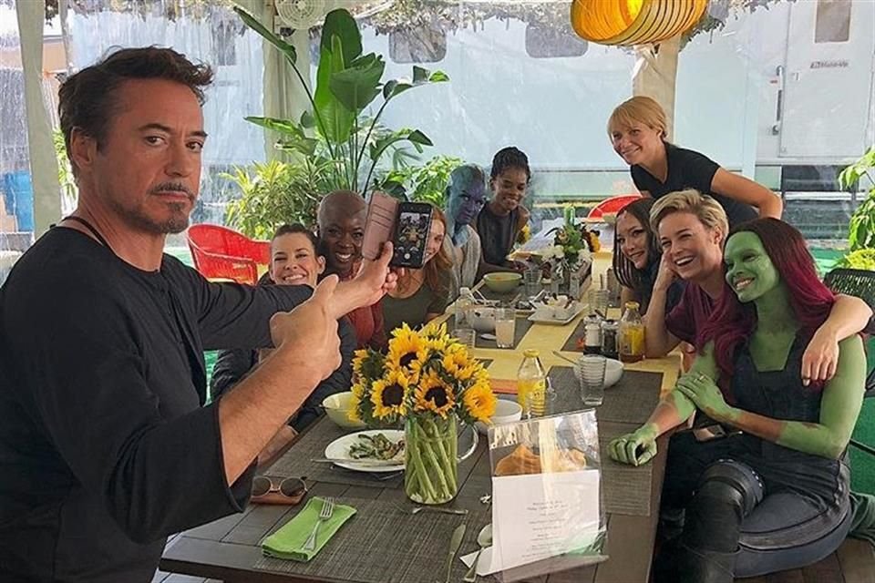 El desayuno ocurrió durante la filmación de 'Avengers: Endgame'.