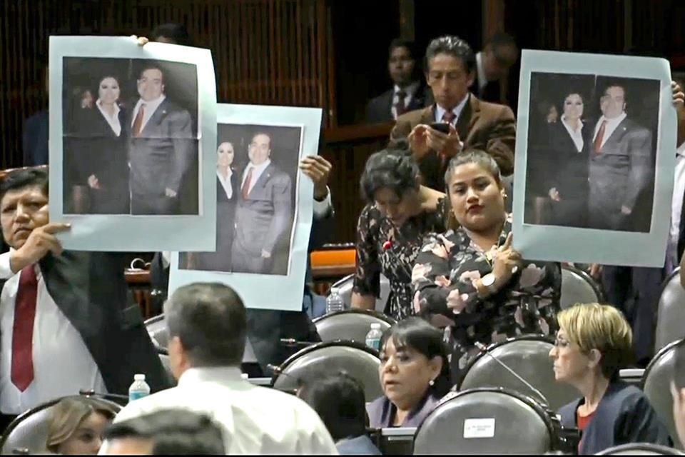 Al conocer la propuesta del nombramiento, se desató entre los morenistas gritos de rechazo contra Morales.