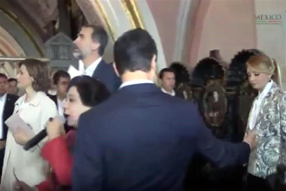 En 2015, durante la visita de los Reyes de España al Museo del Virreinato en Zacatecas, se observó cómo Rivera se molestó después de que Peña Nieto no la tomó de la mano.