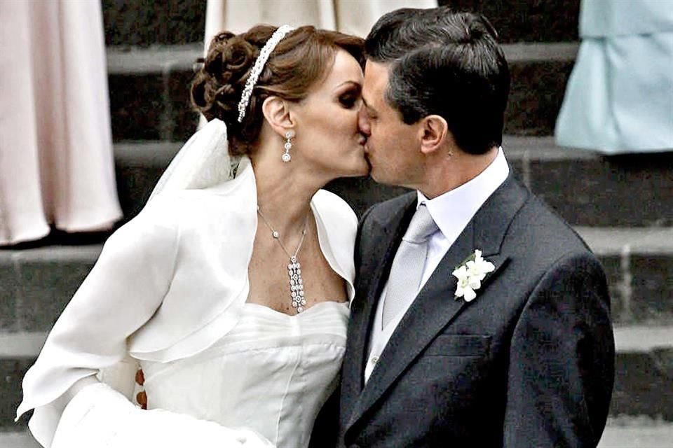 Enrique Peña Nieto y Angélica Rivera se casaron en 2010.