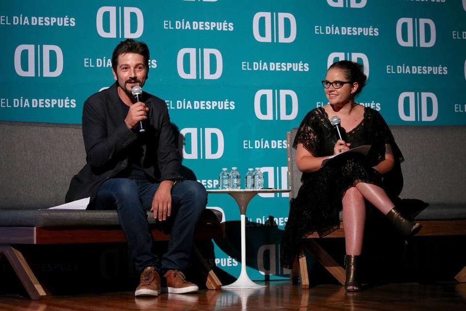 En la presentación de El Día Después, Diego Luna dijo que la gente no necesita vivir una desgracia para ser solidaria.