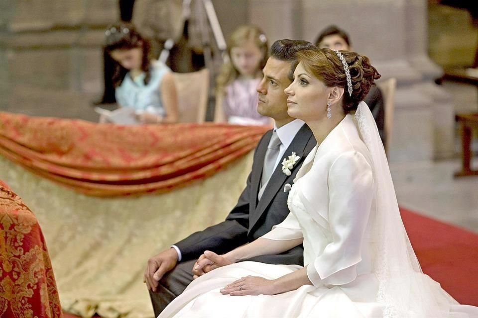 Angélica Rivera y Enrique Peña Nieto se casaron en diciembre del 2010.