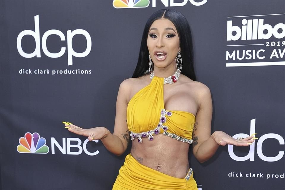 Las nominaciones de Cardi B incluyen dos al máximo premio, Video del Año, por sus éxitos 'Money' y 'Please Me', esta última con Bruno Mars.