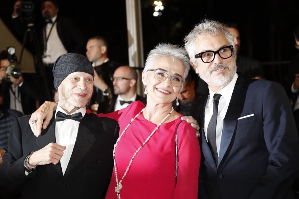 Alfonso Cuaron presentó la remasterización de 'El Resplandor', de Stanley Kubrick, junto a la hija del cineasta, Katharina, y su asistente, Leon Vitali.