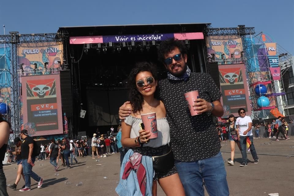 La onda fuerte de calor no hizo que los presentes dejaran de divertirse en el Festival Pulso GNP.