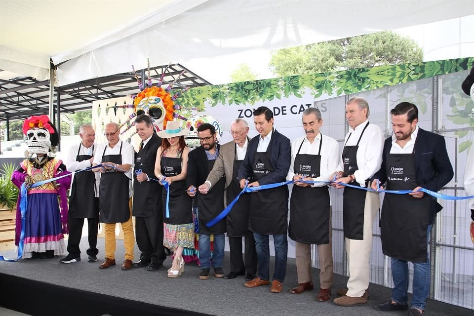 Alejandro Garza, Carlos MacKinlay, Francisco de la Vega, Paola Félix, Víctor Hugo Romo, Jean Berthelot, Yuri de Gortari, Luis Gálvez y Ángel Ross en Sabor es Polanco 2019.