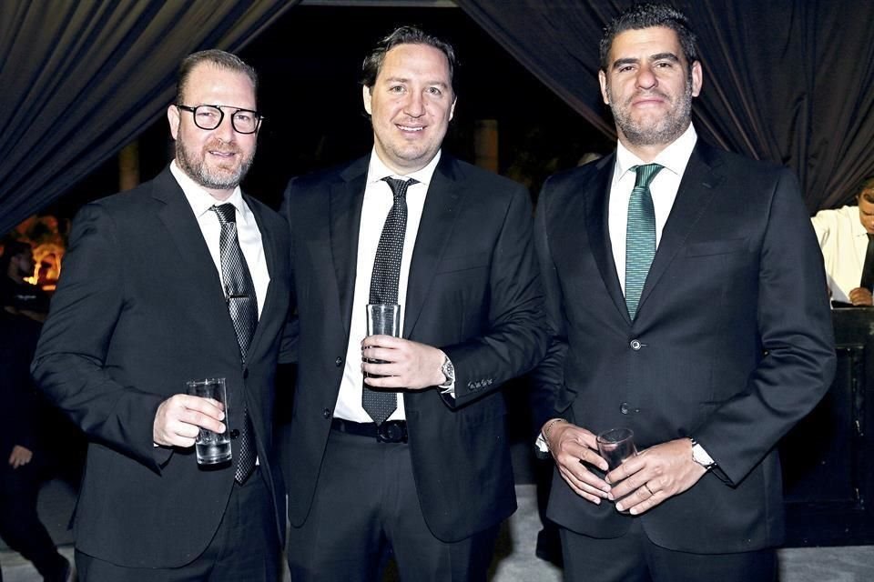David Bercovici, Alan Bercovici y Mario Waxtein
