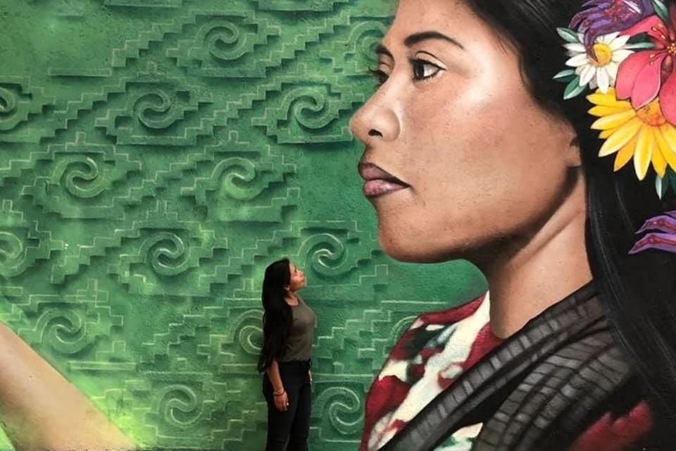 El mural se ubica en la esquina de Doctor Olvera y Doctor Andrade, en la colonia Doctores de la Ciudad de México.