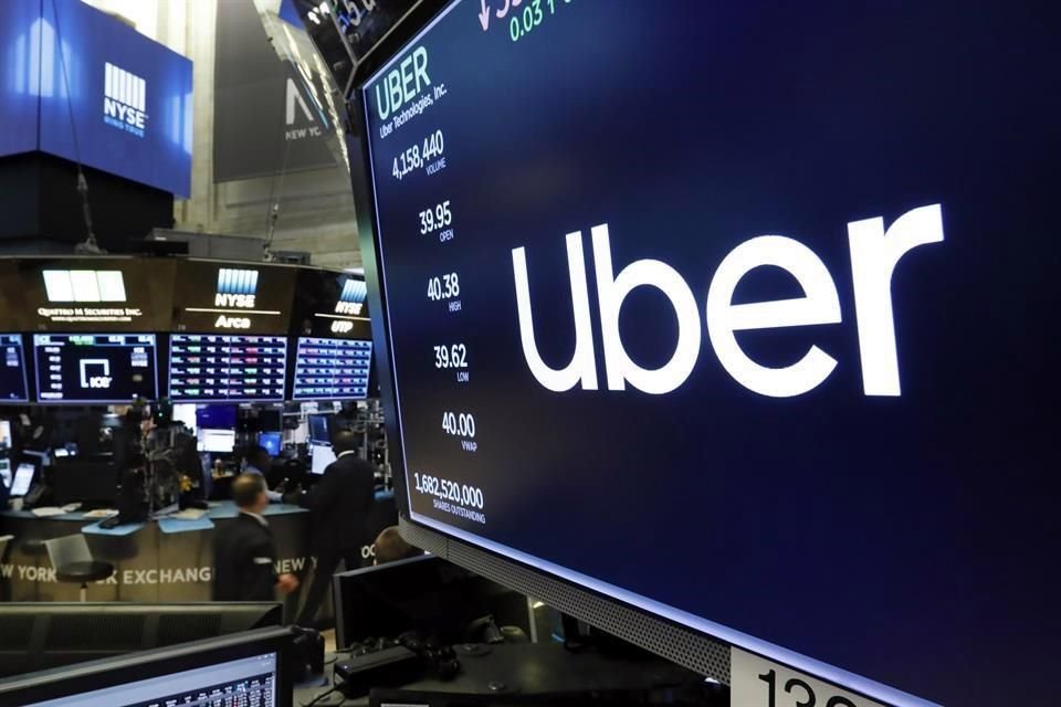 Este jueves, el precio de la acción de Uber fue de 39.80 dólares, dando a la empresa un valor de mercado de 67 mil millones.