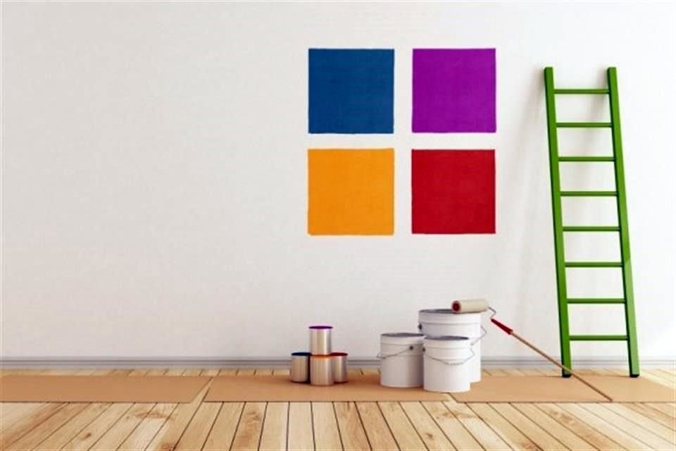 Pinta tus muros y cambia el look de tus habitaciones.