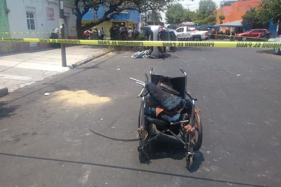 El percance ocurrió en la  Calle Porres Baranda, cerca de Federación.