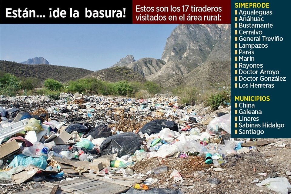 En el tiradero no se cubre la basura desde hace cuatro años.