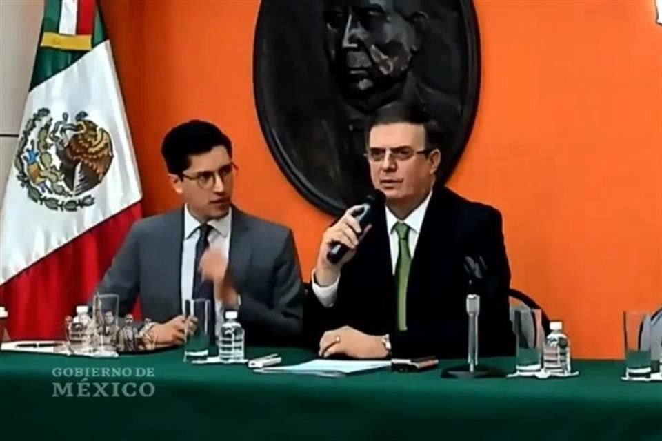 El Canciller Marcelo Ebrard confió en lograr un acuerdo para evitar aranceles.