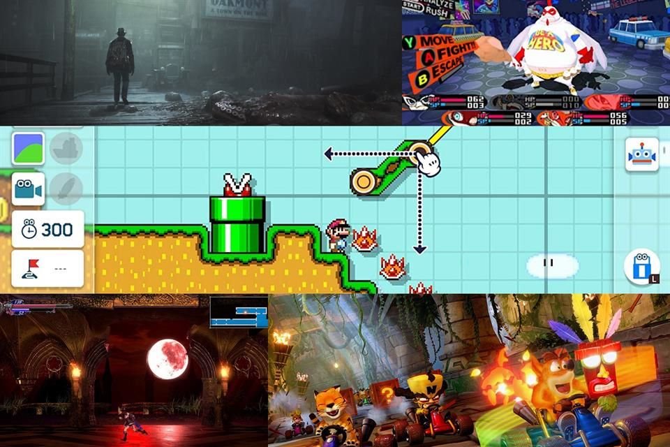 Super Mario Maker 2, CTR Nitro-Fueled y Persona Q2 son algunas de las experiencias que arribarán en las próximas semanas.