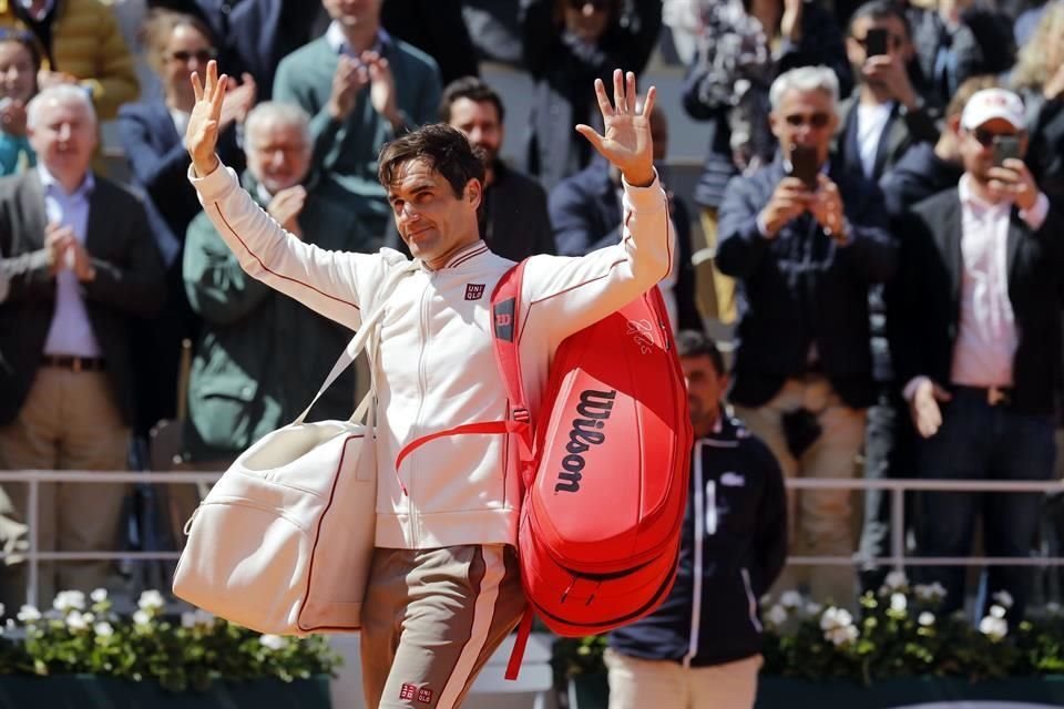 Nadal felicitó a Federer por su increíble nivel.
