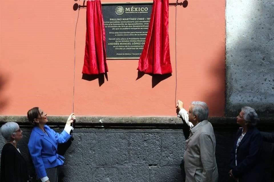En el marco del Día de la Libertad de Prensa, la ceremonia tuvo lugar en el Centro Cultural del México Contemporáneo.