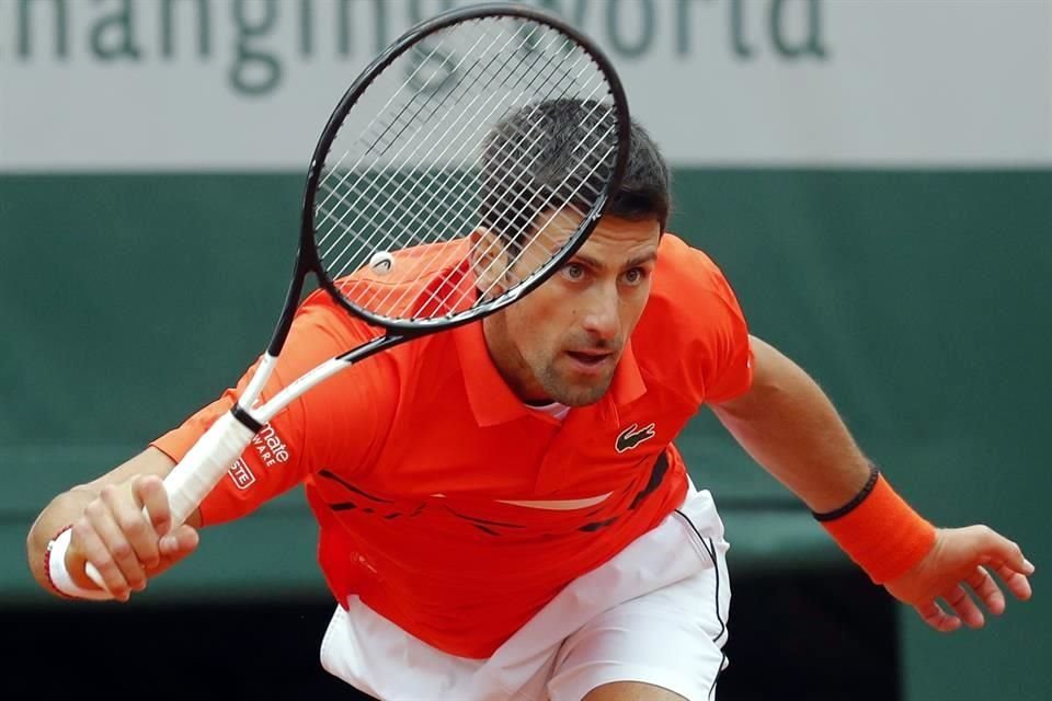 Djokovic estaba perdiendo el tercer set.