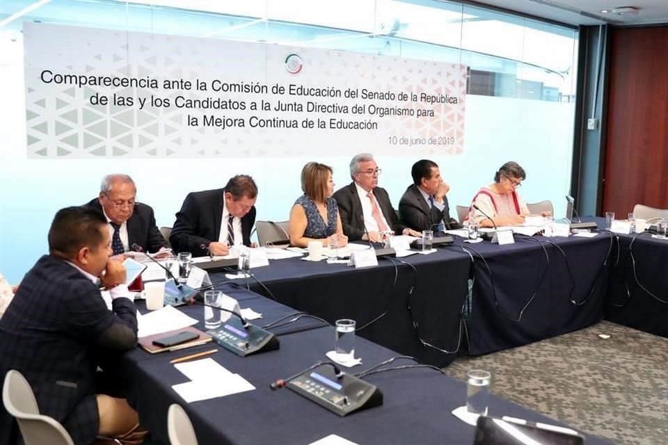 Los candidatos comparecieron ante la Comisión de Educación del Senado.