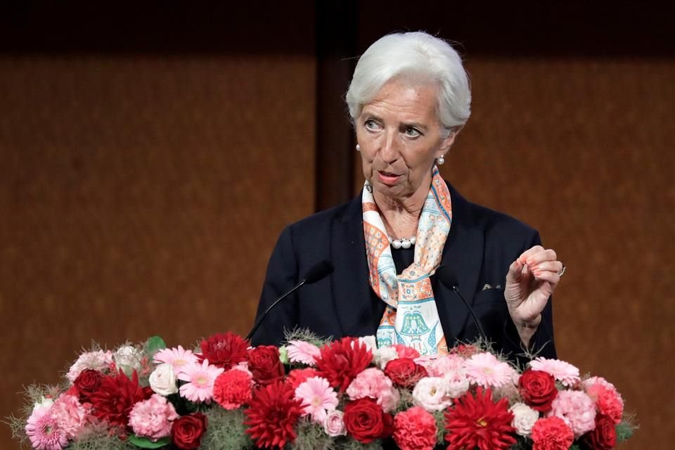 Christine Lagarde, directora gerente del FMI, llamó a los gobiernos a encontrar formas de desbloquear el potencial del comercio electrónico y de servicios.