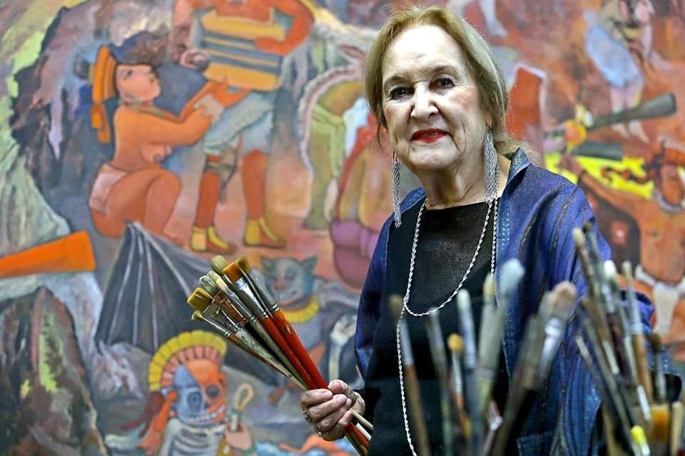 Rina Lazo, quien fue discípula y asistente de Diego Rivera, descarta que el audio dado a conocer sea de la voz de Frida Kahlo.