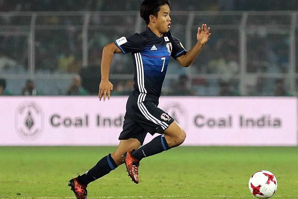 Pese a tener 18 años, Takefusa Kubo está con el seleccionado de Japón para jugar la Copa América 2019.