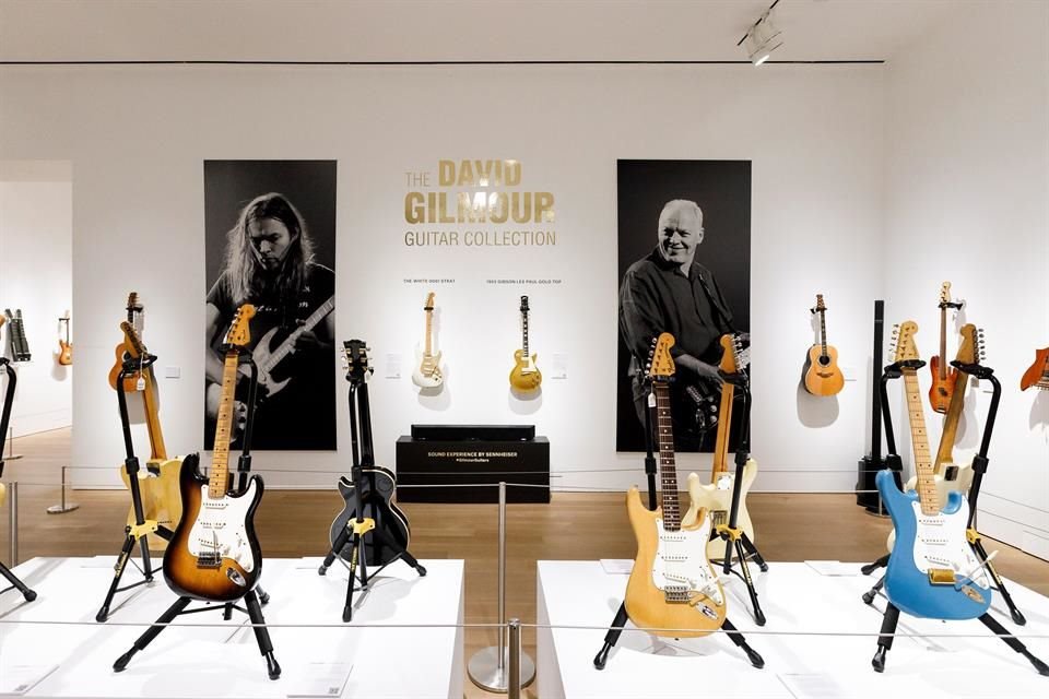 La puja de guitarras de Gilmour se llevará a cabo en la galería de Christie's en Nueva York.