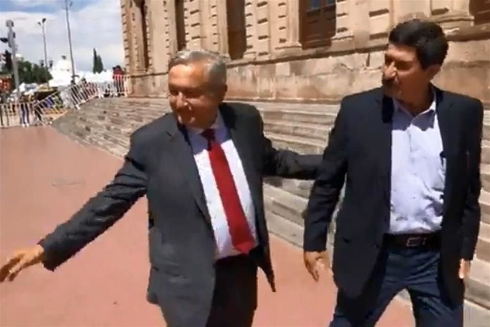 Andrés Manuel López Obrador, Presidente de México, y Javier Corral -Gobernador de Chihuahua-.