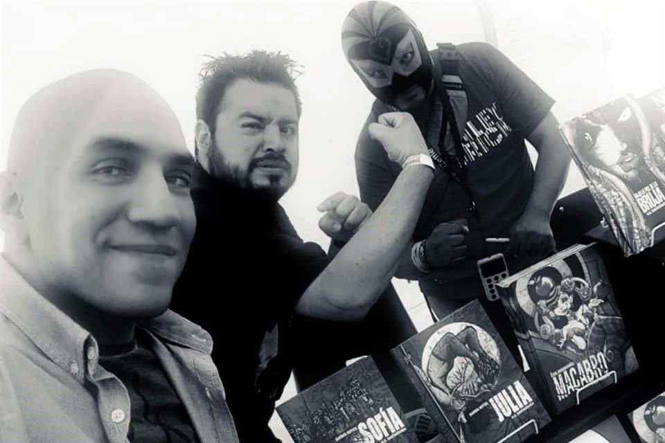 Tebin, H.G. Santarriaga y Logan Wayne son los promotores del nuevo concurso de historietas.