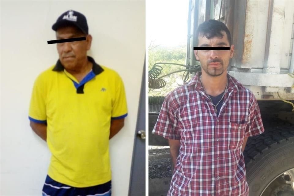 Dos presuntos polleros que trasladaban a 94 migrantes fueron asegurados por policías de Linares, en la Carretera a Galeana.
