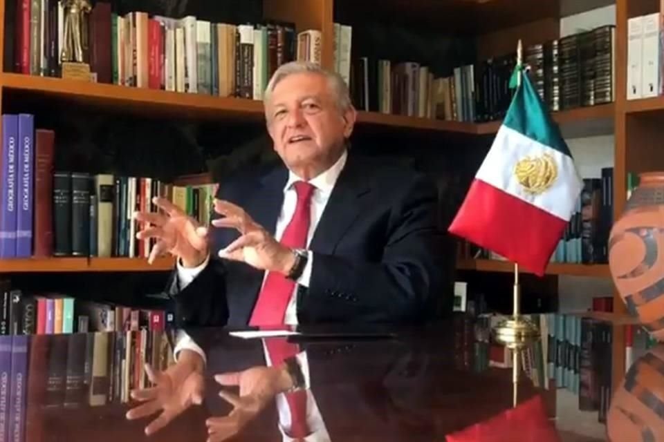 El Mandatario subió un video en sus redes para dar la noticia.