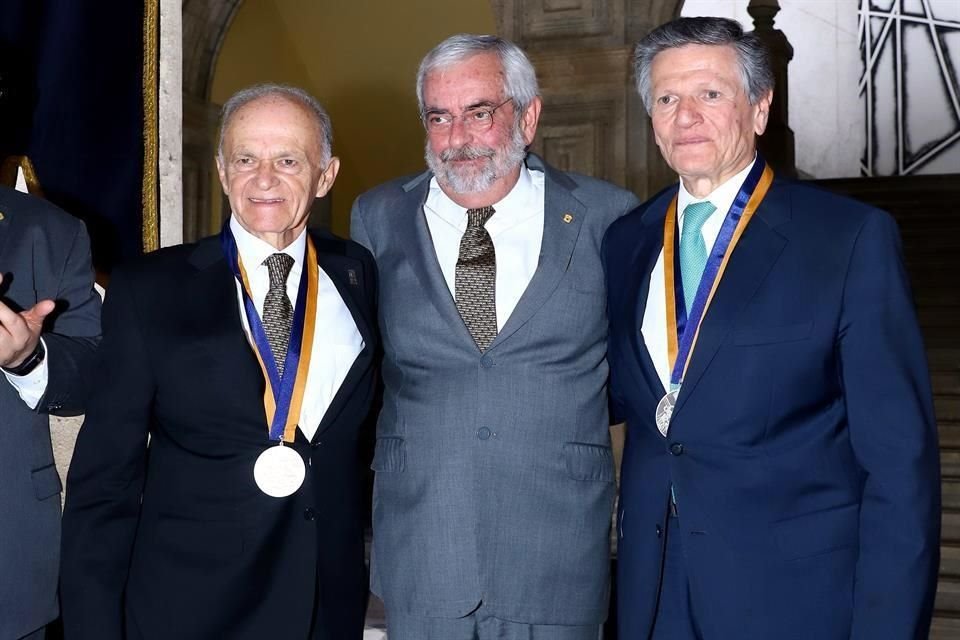 Alfredo Harp Helú, Enrique Graue e Isaac Chertorivsky