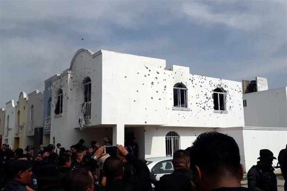 Autoridades aseguraron una vivienda que, presuntamente, fungía como 'casa de seguridad'.