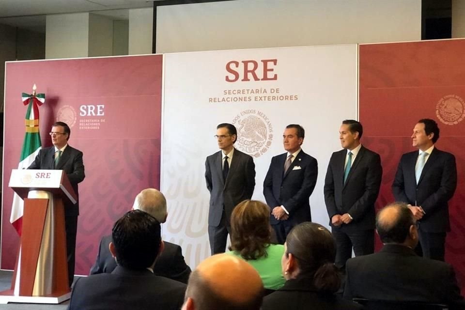 El Canciller Marcelo Ebrard anunció cambios en la SRE.