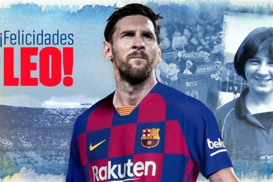 Con esta imagen, el FC Barcelona felicitó a su jugador.