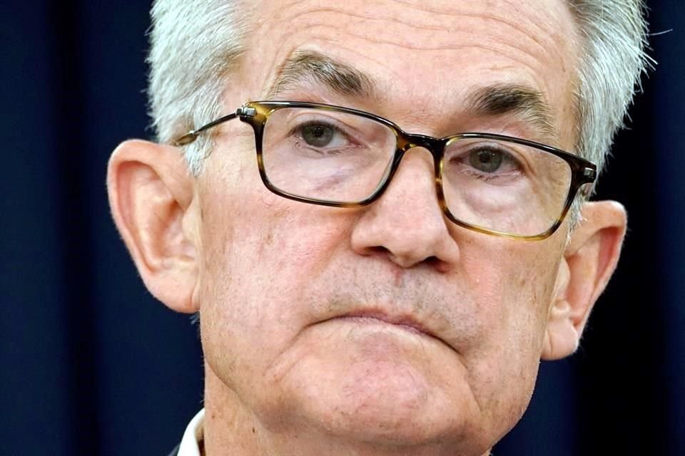 Jerome Powell, presidente de la Reserva Federal de EU.