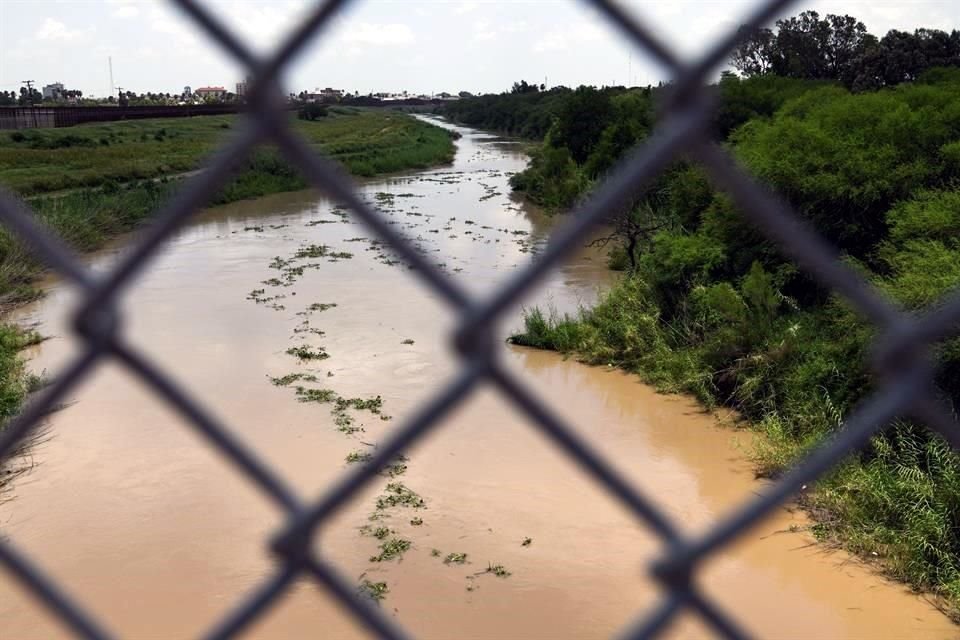 Una imagen del Río Bravo desde Matamoros.