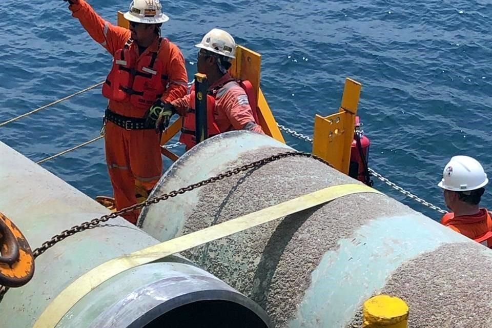 El gasoducto marino implicó una inversión de 2.5 mil millones de dólares.