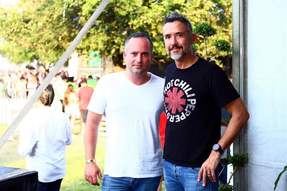 Oscar Martínez y Bernardo Bremer