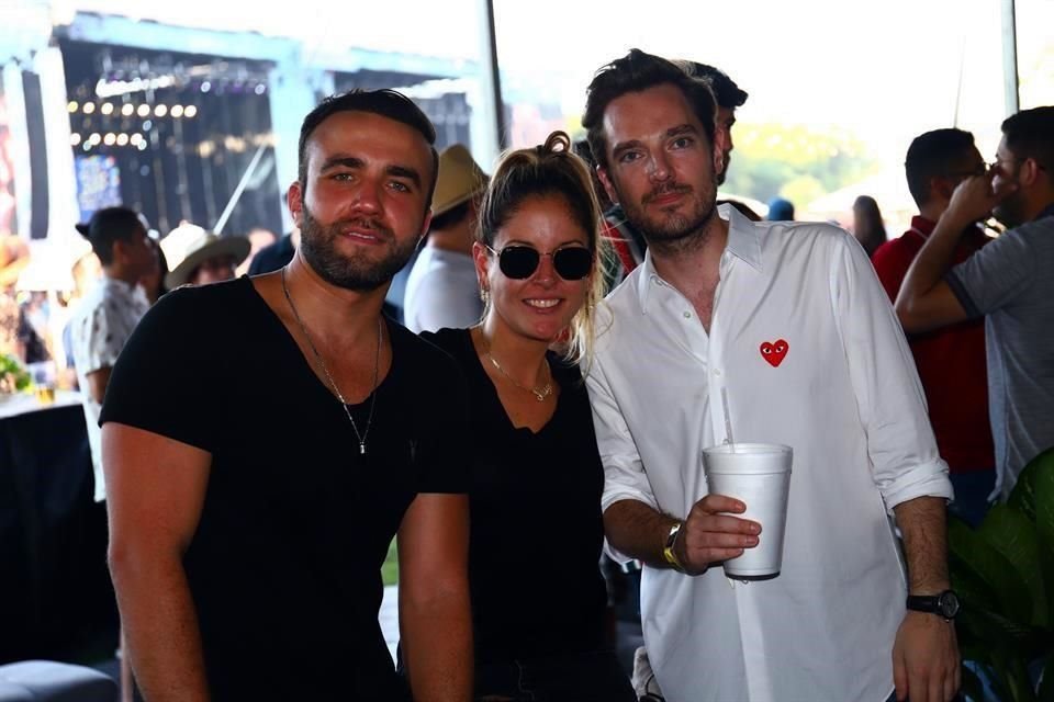 Roberto López, Susy Goicoechea de Bremer y Baptiste Demay