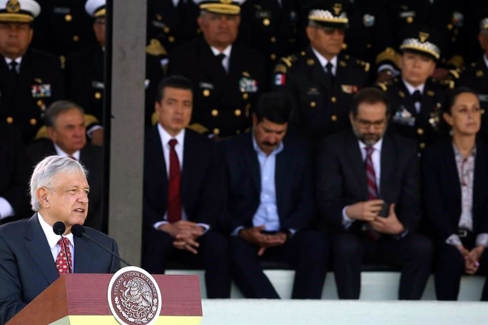 Varios Gobernadores acudieron a la ceremonia del arranque oficial de la nueva corporación de seguridad.