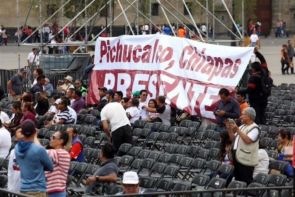 Un grupo representativo de Chiapas.